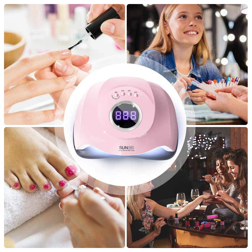 Nail Dryer with LCD Screen and 45 LEDs for Gel Polish Curing