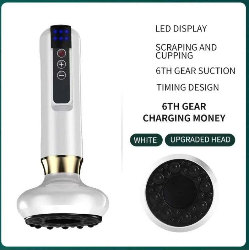 Electric Vacuum Cupping Massager Six Gear Upgraded Head