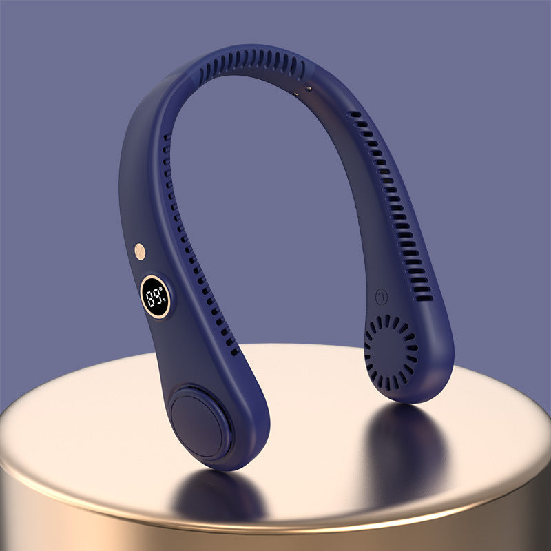 Bladeless Rechargeable Neck Fan 5 Adjustable Speeds